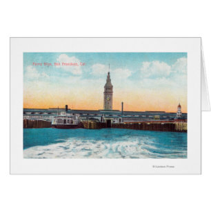 Vue des bordures de traversier et de la tour