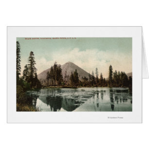 Vue des boutons noirs le long de la route Shasta