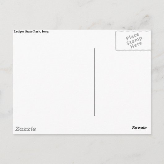 Vue des cartes postales du pont Ledges (Dos)