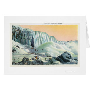 Vue des chutes américaines en hiver # 2