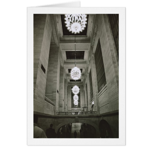 Vue des lampes (photo b/w) (Devant)