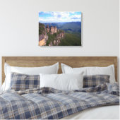 vue des trois sœurs sur toile (Insitu(Chambre))