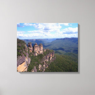 vue des trois sœurs sur toile