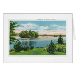 Vue du bord du lac Pontoosuc