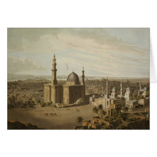 Vue du Caire grand, gravée par Daniel Havell (17