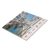 Vue du canal de Venise carreaux céramique (Côté)