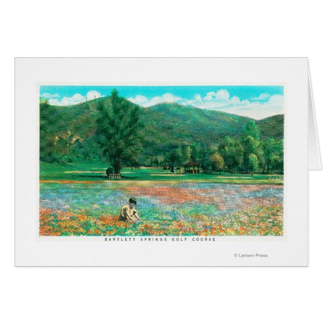 Vue du champ de fleurs (Devant horizontal)