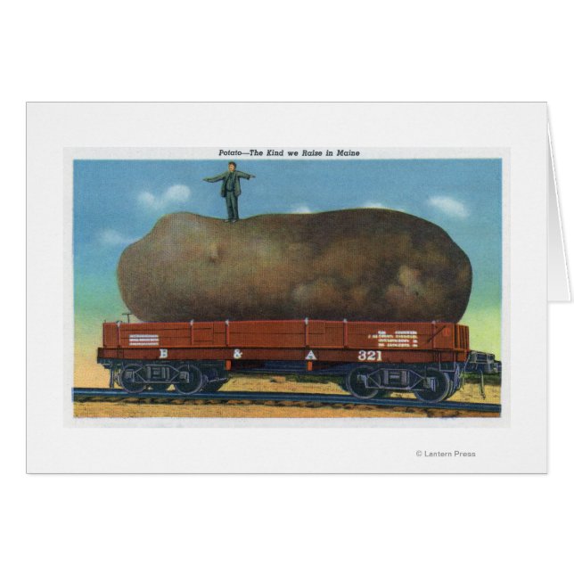 Vue du genre de pommes de terre élevées dans le Ma (Devant horizontal)