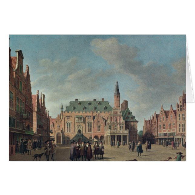 Vue du Grote Markt à Haarlem (Devant horizontal)