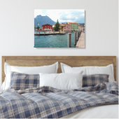 Vue du lac de Garde Torbole dessin de toile (Insitu(Chambre))
