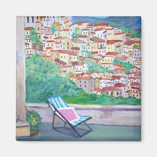 Vue du Magnet du village d'Apricale (Devant)