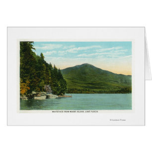 Vue du mont Whiteface de l'île Moose
