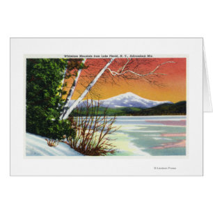 Vue du mont Whiteface du lac de