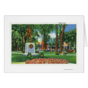 Vue du monument au parc Wisner