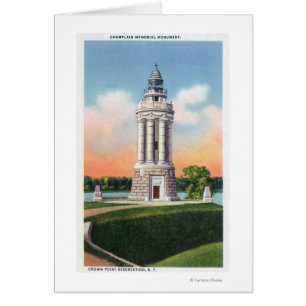 Vue du monument commémoratif Champlain