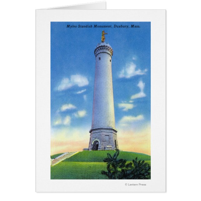 Vue du monument Myles Standish (Devant)