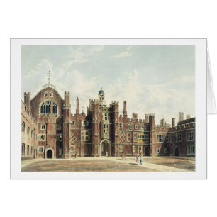 Vue du quadrilatère au palais de Hampton Court