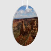 Vue du sentier Canyon Rim au Colorado Monument (devant)