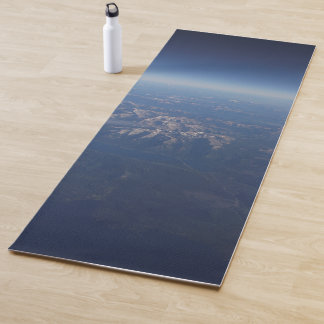Vue du tapis de yoga d'air