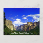 Vue du tunnel, carte postale du parc national Yose (Devant)