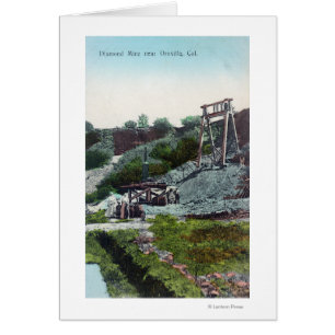 Vue d'une mine de diamants Oroville, CA