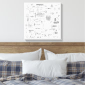 Vue éclatée Diagrammes de brevet toile étirée (Insitu(Chambre))