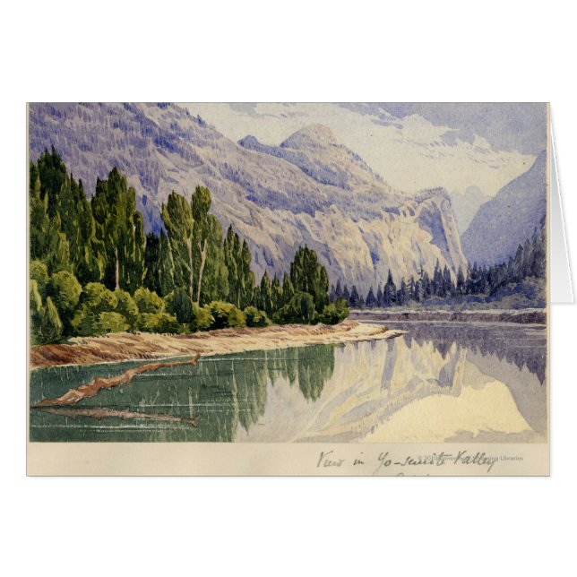 Vue en vallée la Californie de Yo-Semite (Devant horizontal)