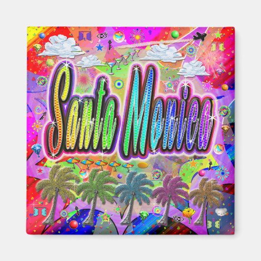 Vue express de Santa Monica Magnet (Devant)