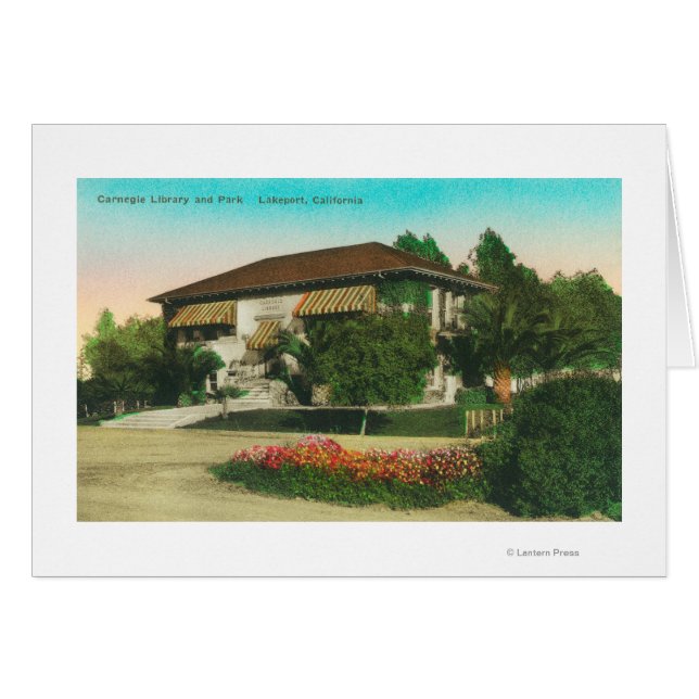 Vue extérieure de Carnegie LibraryLakeport, CA (Devant horizontal)