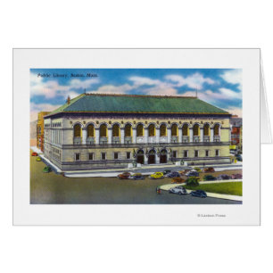 Vue extérieure de la bibliothèque publique