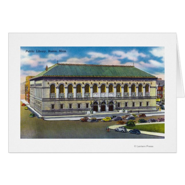 Vue extérieure de la bibliothèque publique (Devant horizontal)