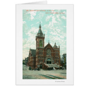Vue extérieure de la cathédrale de St Mary