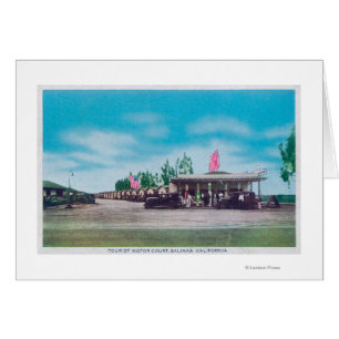 Vue extérieure de la cour automobile touristique