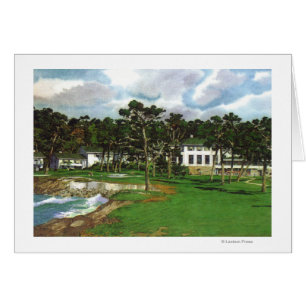 Vue extérieure de la loge de Pebble Beach et