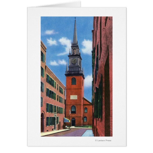 Vue extérieure de l'ancienne église du Nord (Devant)