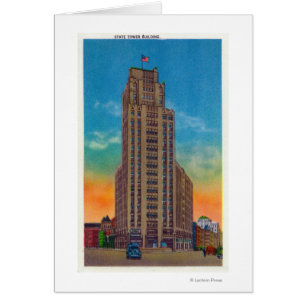 Vue extérieure de l'édifice de la tour d'état