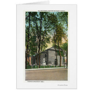 Vue extérieure de l'église protestante néerlandais