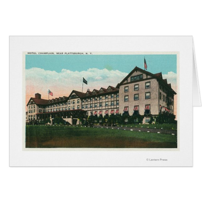 Vue extérieure de l'Hôtel Champlain (Devant horizontal)