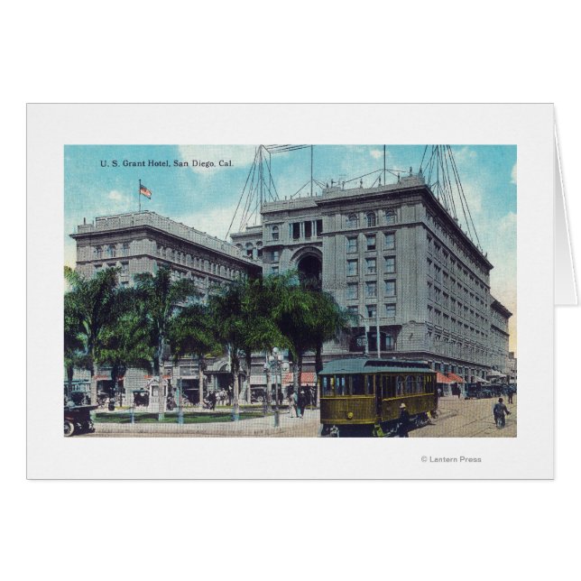 Vue extérieure de l'US Grant Hotel (Devant horizontal)