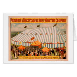 Vue extérieure de Minstrel sur l'immense théâtre e