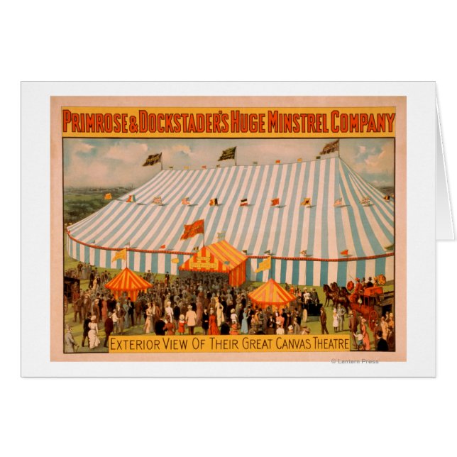 Vue extérieure de Minstrel sur l'immense théâtre e (Devant horizontal)