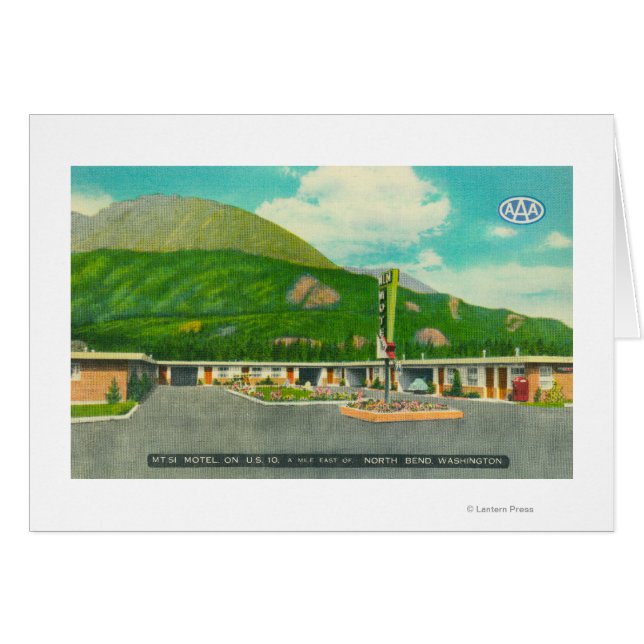 Vue extérieure du Motel Mt. Si (Devant horizontal)