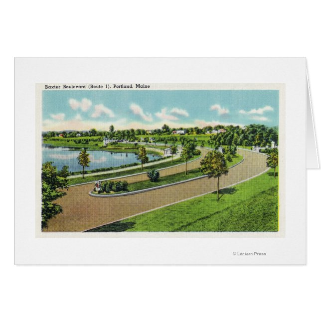 Vue générale de Baxter Blvd, route no 1 (Devant horizontal)