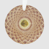 Vue intérieure de la coupole dans la chapelle (devant)