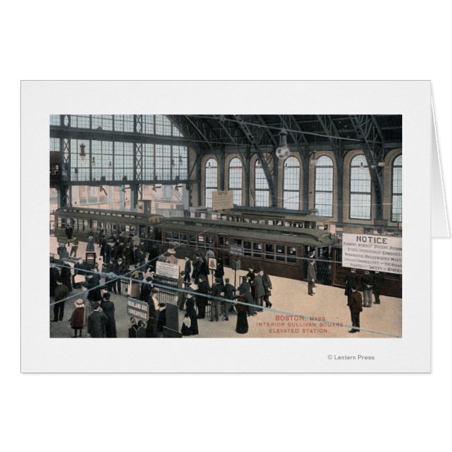 Vue intérieure de la gare Carré de Sullivan (Devant horizontal)