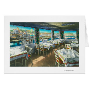 Vue intérieure du restaurant de Del Mar de vue