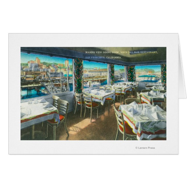 Vue intérieure du restaurant Vista del Mar (Devant horizontal)