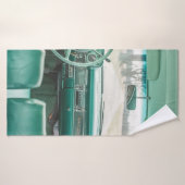 VUE INTÉRIEURE DU VÉHICULE SUR LA ROUTE (Serviette de bain)