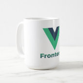 Vue JS Frontend Koffiemok (Voorkant links)