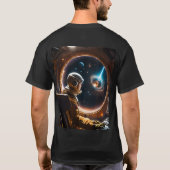 : Vue latérale d'un T-shirt unique (Dos)